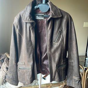 M.G.R women’s Medium genuine leather jacket